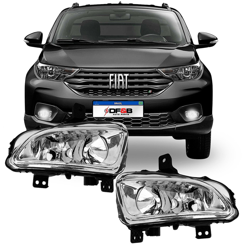 Par Farol De Milha Auxiliar Neblina Fiat Strada 20 2021 2022