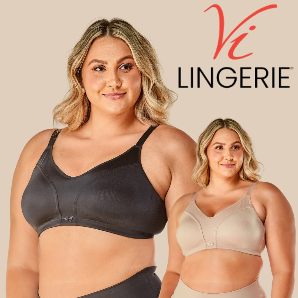 Sutia Alta Sustentacao Vilingerie Confortavel Com Alcas Largas Para Uso Diario