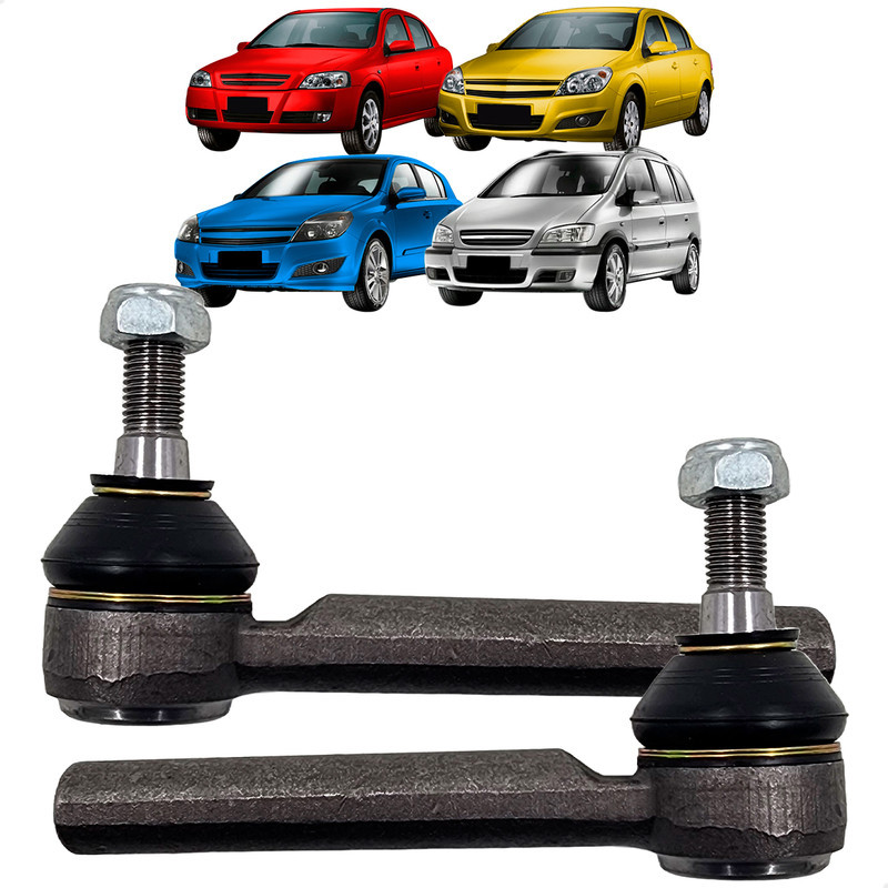 Par Terminal Direção Eletro-Hidráulica Hidráulica Chevrolet Astra Vectra GT Zafira 1999 A 2012