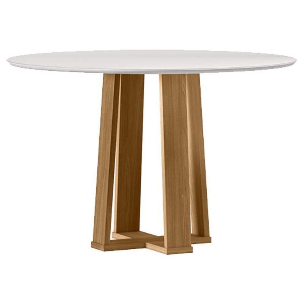 Mesa De Jantar 120 Cm Isabela Com Vidro Ype Off White – New Ceval em Oferta na Shopee