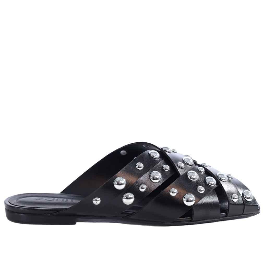 Mule Feminino Zariff com Maxi Esferas 50435-91095 Preto