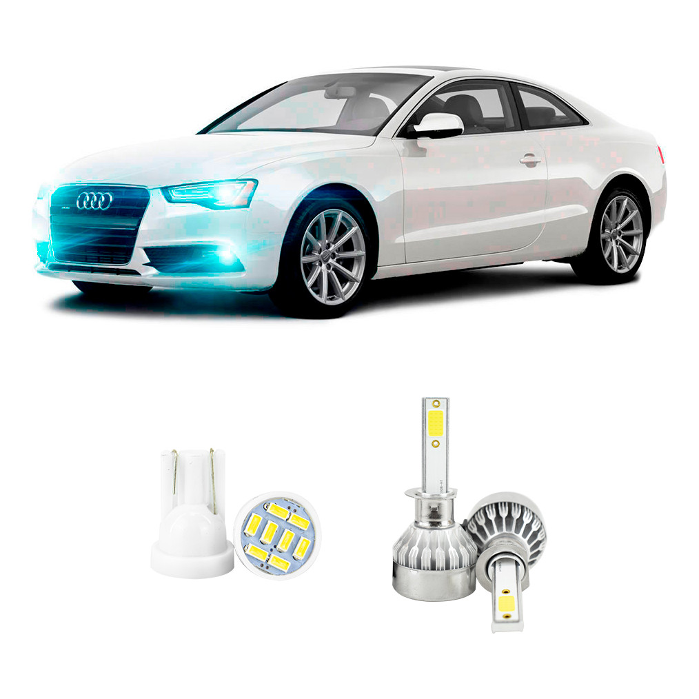 Lampada Led Farol Baixo Audi A5 2007 A 2016 20000lm