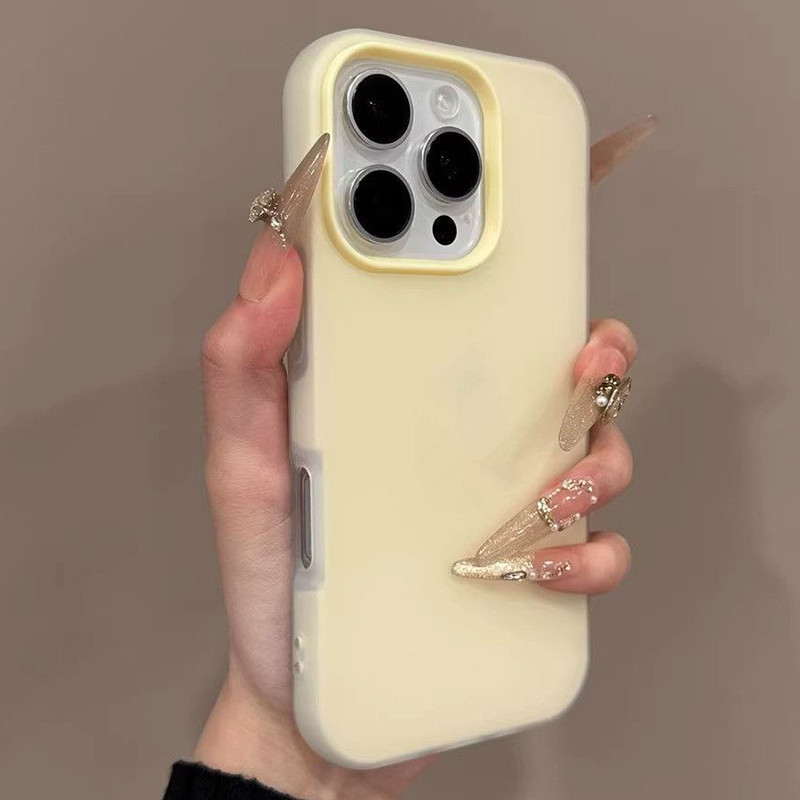 Capa Fosca De Cor Doce Para Samsung A56 A55 A36 A35 A26 A16 A54 A53 A52 A34 Mole em Oferta na Shopee