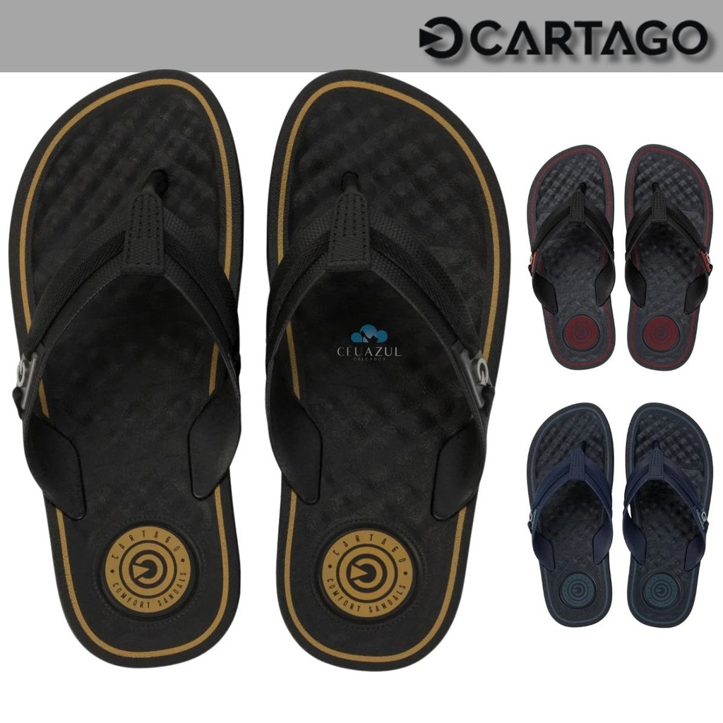 Chinelo Infantil Masculino Cartago Arizona Confortável Estiloso