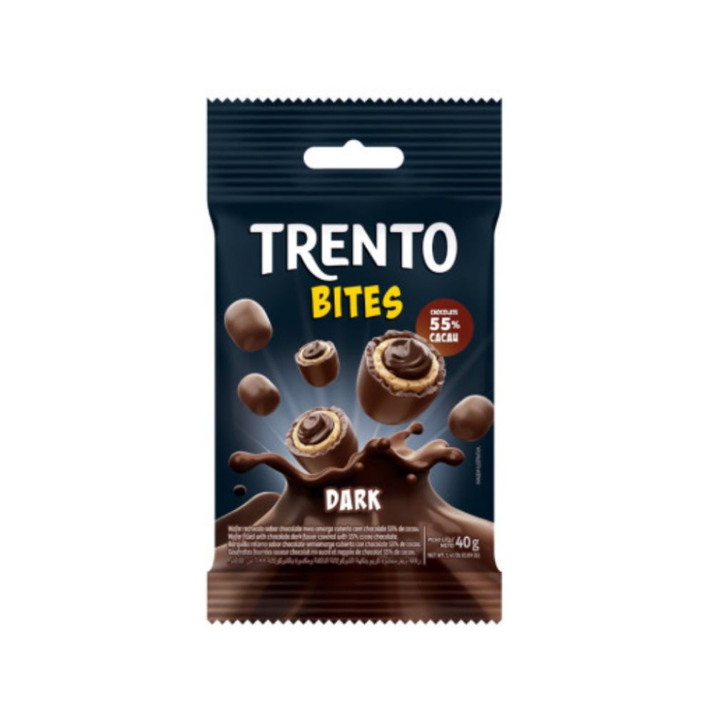 Chocolate Trento Mini Bites Dark 40g - Food & Beverages