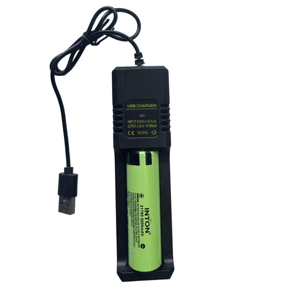 Carregador Usb Pilhas Batería Recarregavel 21700 26650 18650 14500 16340