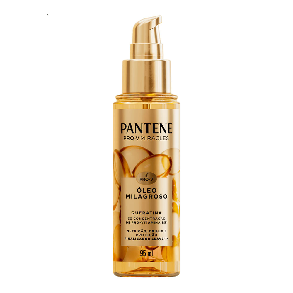 Óleo Capilar Pantene Milagroso Queratina 95ml - Beauty