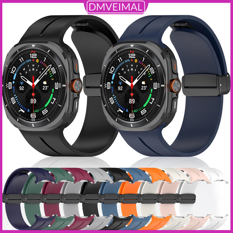 Pulseira Masculino De Silicone Para Relógio Smartwatch Samsung Galaxy Watch Ultra 47mm em Oferta na Shopee