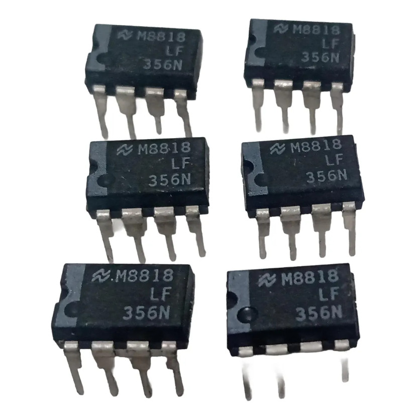 CI LF356N Amplificador Operacional JFET DIP-8–Kit c/ 3 Peças