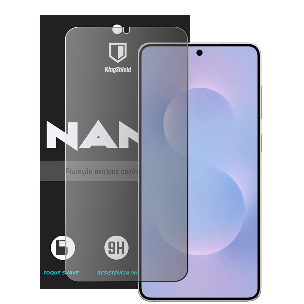 Película Para Galaxy S25 Edge Kingshield Nano Vidro Clear Anti-Risco Celular Smartphone