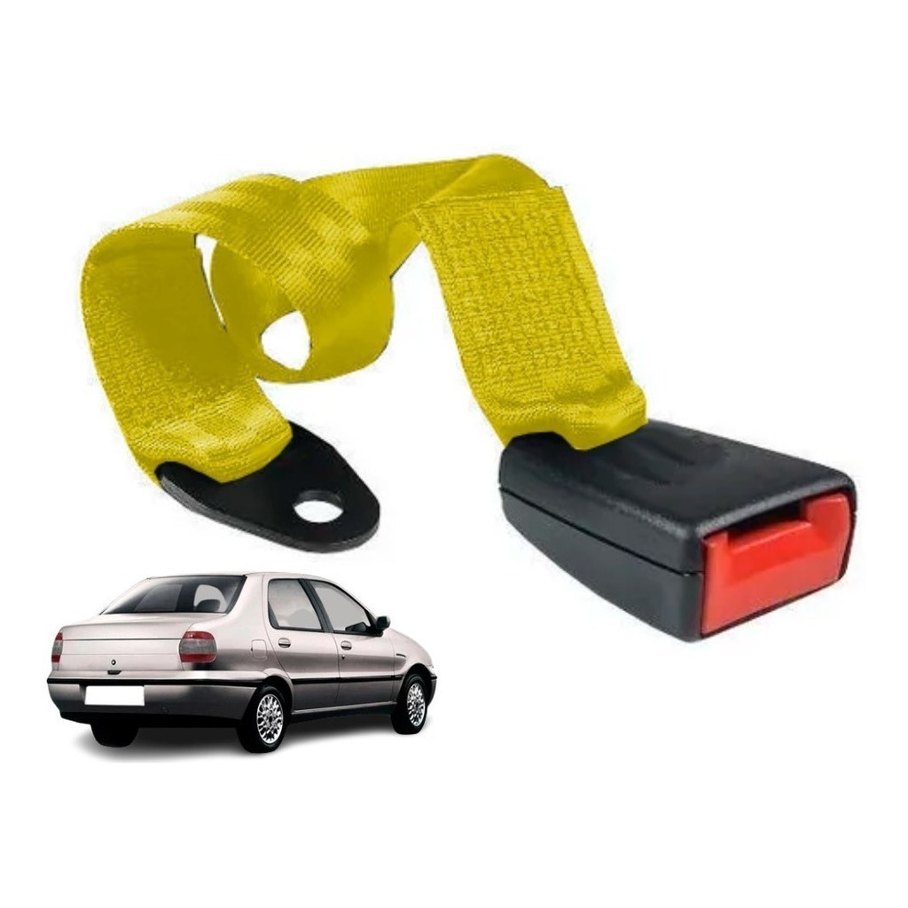 Engate / Fecho Cinto de Segurança Traseiro para Fiat Siena – Versão Fêmea (50 cm)