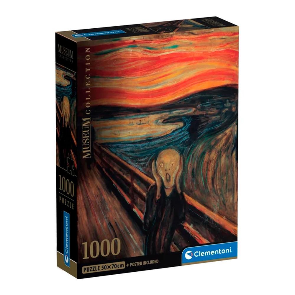 Puzzle 1000 Peças Munch - O Grito - Clementoni (39791) em Oferta na Shopee