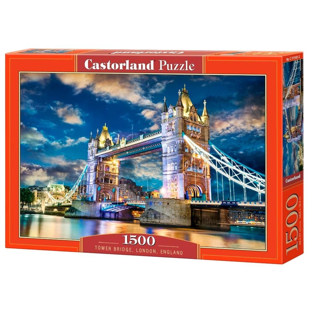 Puzzle 1500 Peças Tower Bridge - Castorland Imp. 1519672 Puzzle 1500 Peças Tower Bridge - Castorland Importado 1519672