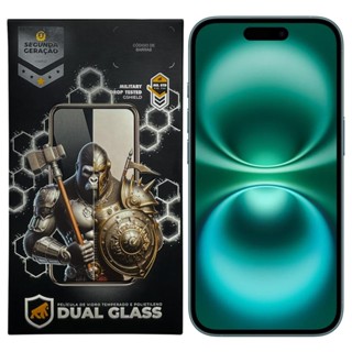 Película para iPhone 16 - Dual Glass Preta - Gshield em Oferta na Shopee