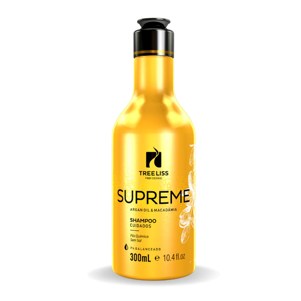 Shampoo Pós Química Banho de Verniz Supreme Tree liss 300ml