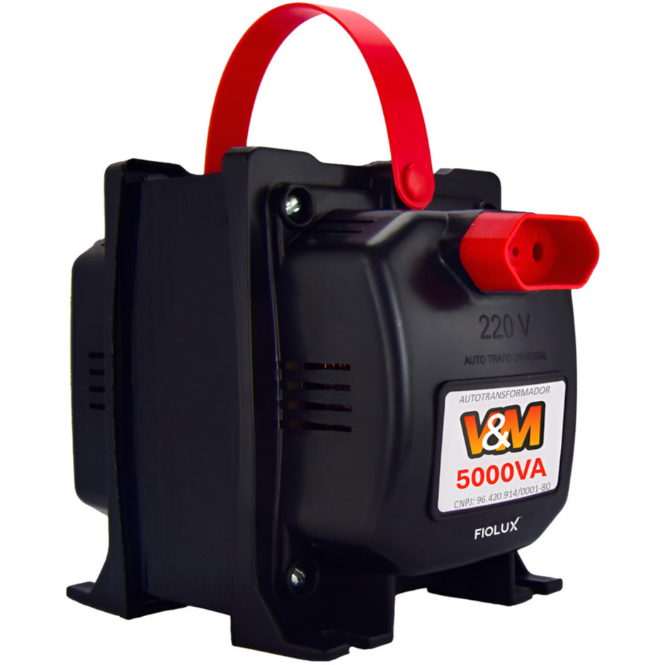 Transformador 5000va De 220v para 127v e 127 Para 220 Bivolt Ar Condicionado 12000 Btus Energia