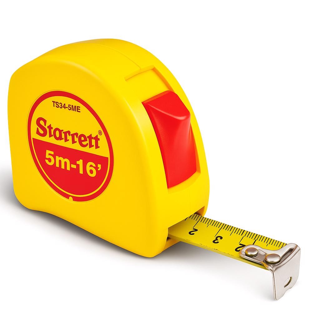 Trena de Aço Com Trava 5 Metros (DTS34-5ME) - Starrett, em Oferta na Shopee