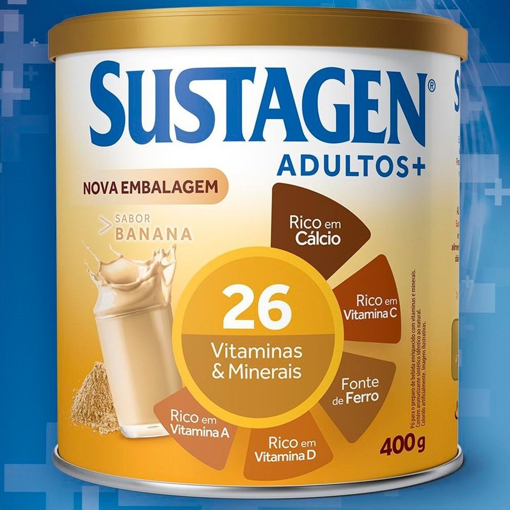 Sustagen Adulto Banana 400g em Oferta na Shopee