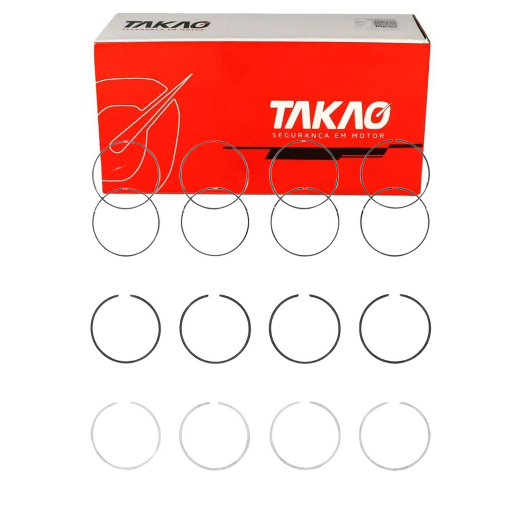 Anel Para Pistão STD (Jg) X60 1.8 16V 2011 A 2018 / Fielder 1.8 16V 2002 A 2007 / Corolla 1.8 16V 2002 A 2007