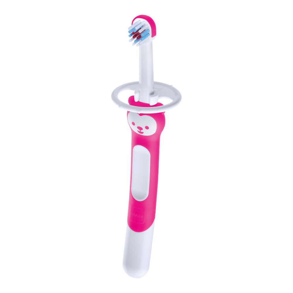 Escova De Dentes Para Bebê Training Brush 5m+ Rosa - MAM