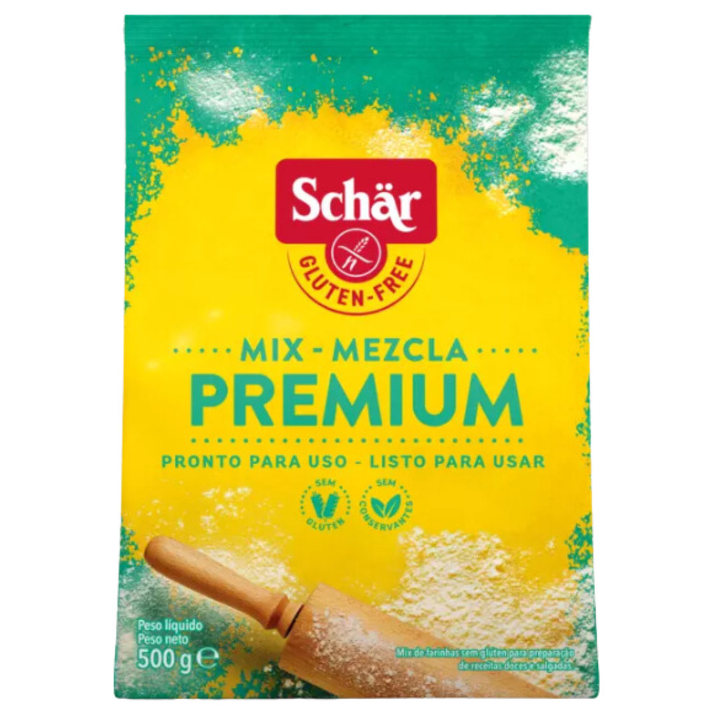 Kit com 10 Farinhas Mix Premium sem Glúten 500g cada - Schar