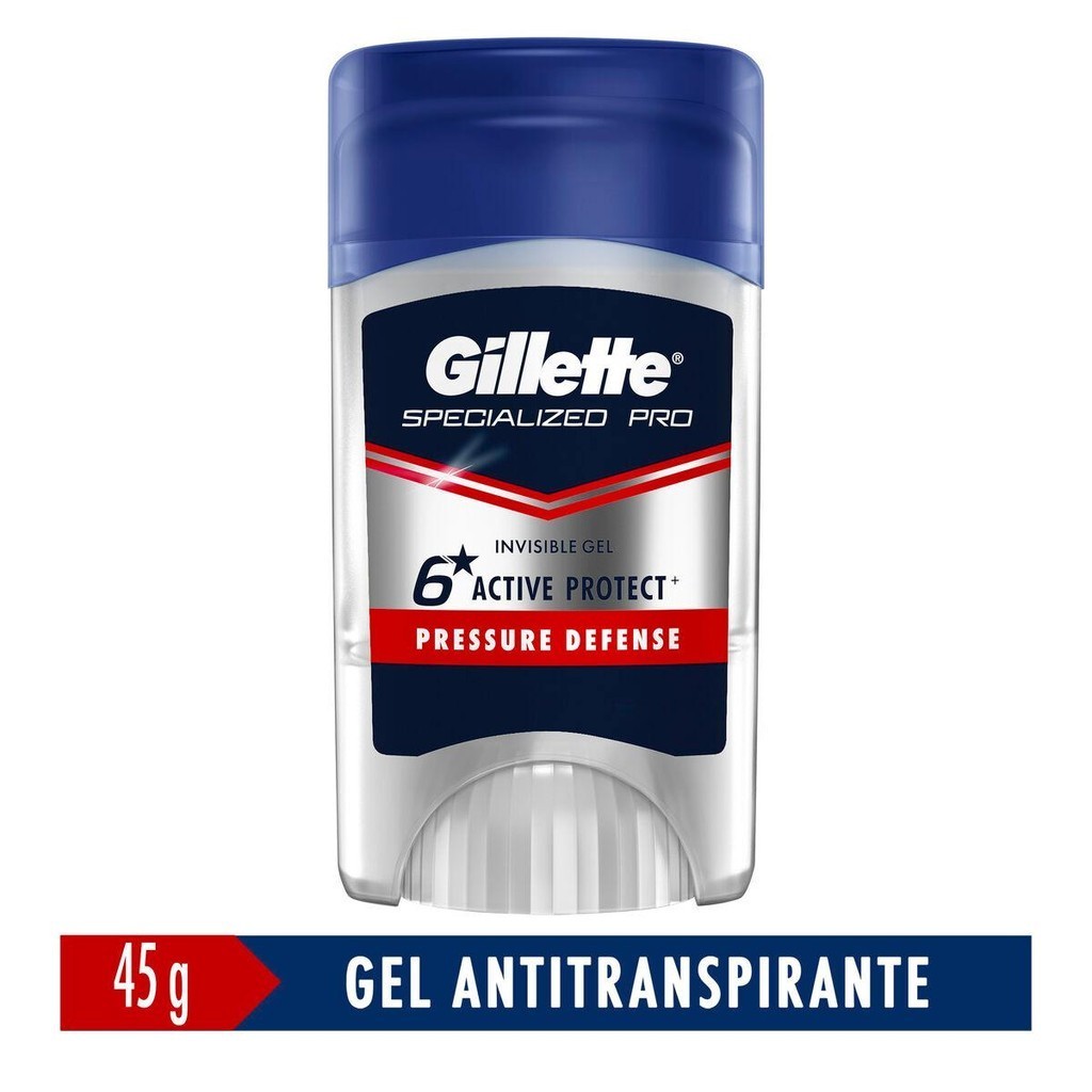 Detalhes do Kit Desodorante Gillette Clinical Gel Pressure Defense 45g Com 2