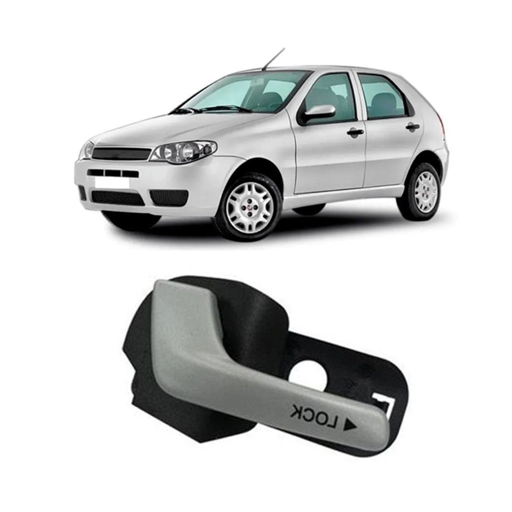 Macaneta Interna Porta Traseira Siena Palio Weekend 2004 Em Diante Lado Esquerdo em Oferta na Shopee