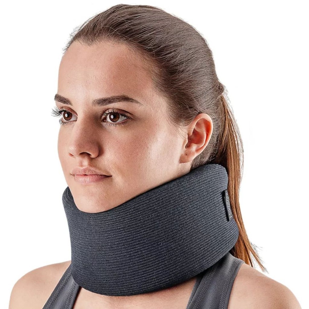 Colar Cervical Postura Hidrolight De Espuma Azul Tamanhos - Health