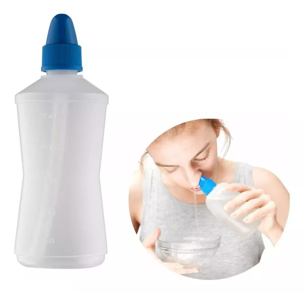 Frasco Higienizador Nasal Lavador Lavagem Nariz 250ml