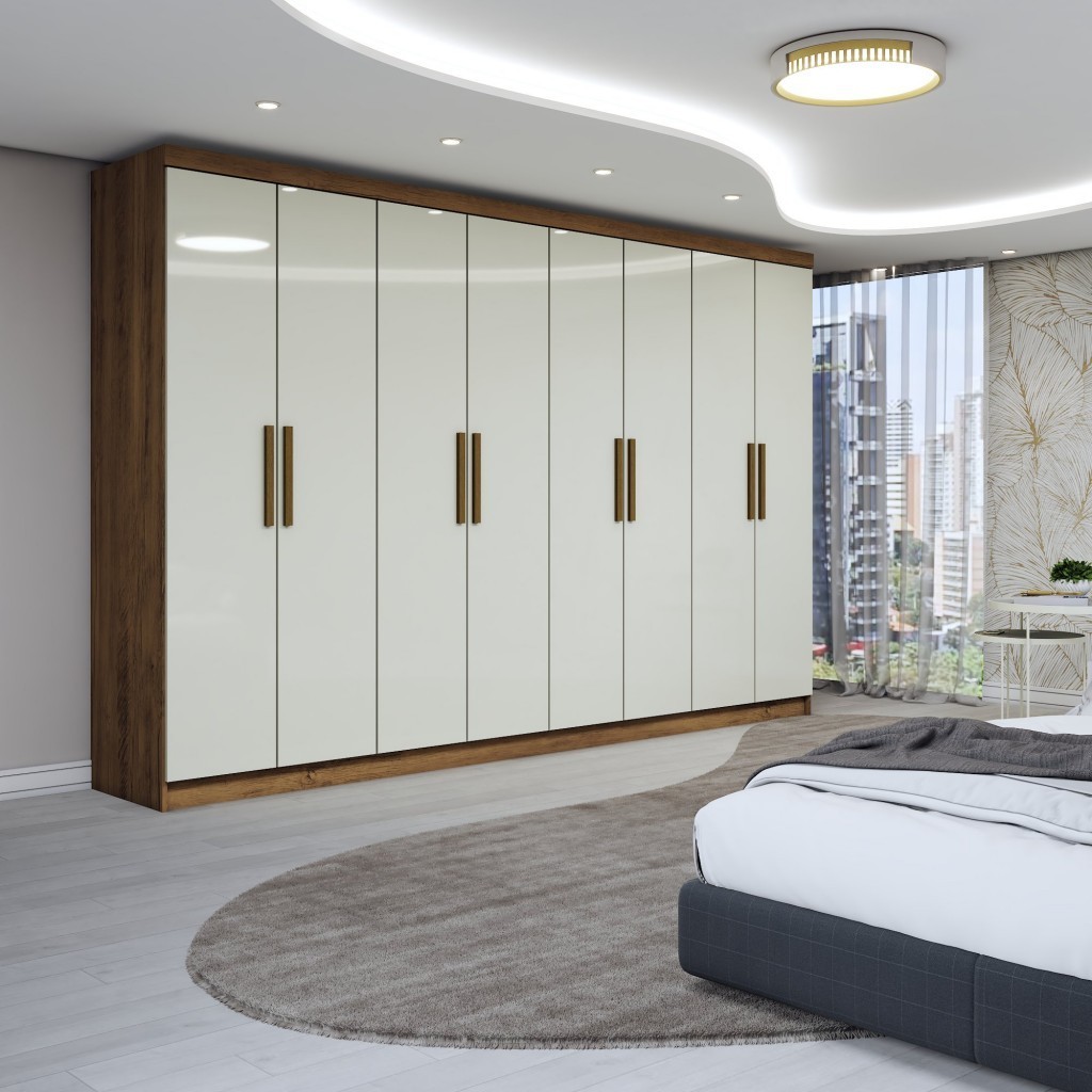 Guarda-Roupa Casal Odisseia 8 Portas 4 Gavetas - Home & Living