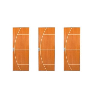 3 Kits Porta de Madeira Decorada 215x85cm com Batente de Aço 06cm Gaúcha em Oferta na Shopee