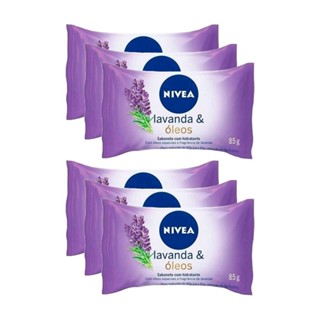 Kit Sabonete Nivea Lavanda e Óleos 85g c/6un em Oferta na Shopee