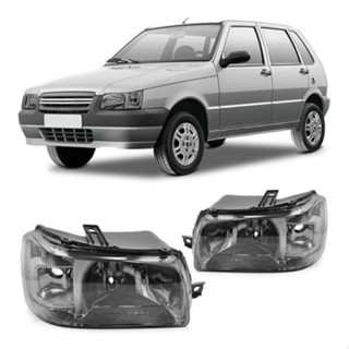 FAROL DIANTEIRO UNO FIORINO 2004 A 2013 MASCARA NEGRA LADO ESQUERDO OU DIREITO em Oferta na Shopee