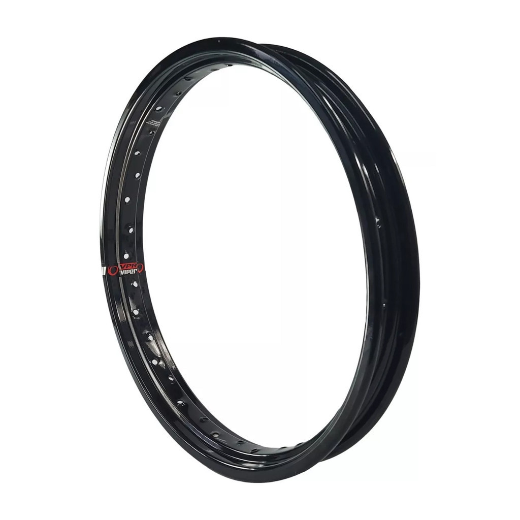 Aro Unitário Roda Viper Alumínio Modelo Vpr 17x215 Traseiro Bros Xre 190 Crosser 150 Preto Brilho