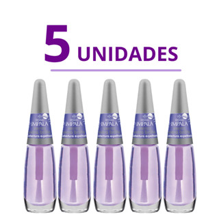 Kit 5 Esmaltes Impala Verniz Extra Brilho Cobertura Espelhada Manicure e Pedicure em Oferta na Shopee
