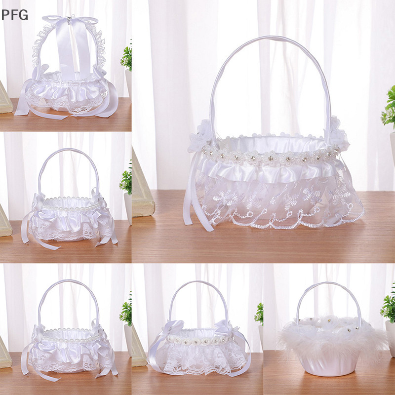 PFG Elegante Suprimentos De Casamento Simulação De Cesta De Flores Pétalas De Festa Home Decor-Gift FG em Oferta na Shopee