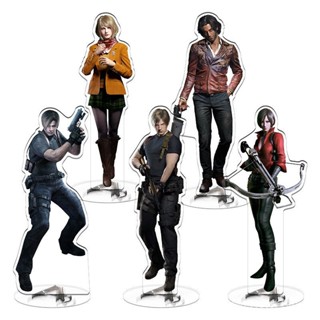 15CM Game Resident Evil 4 envolvente acrílico interlayer signage Ashley Graham Luis Sera Ada Wong Leon em Oferta na Shopee