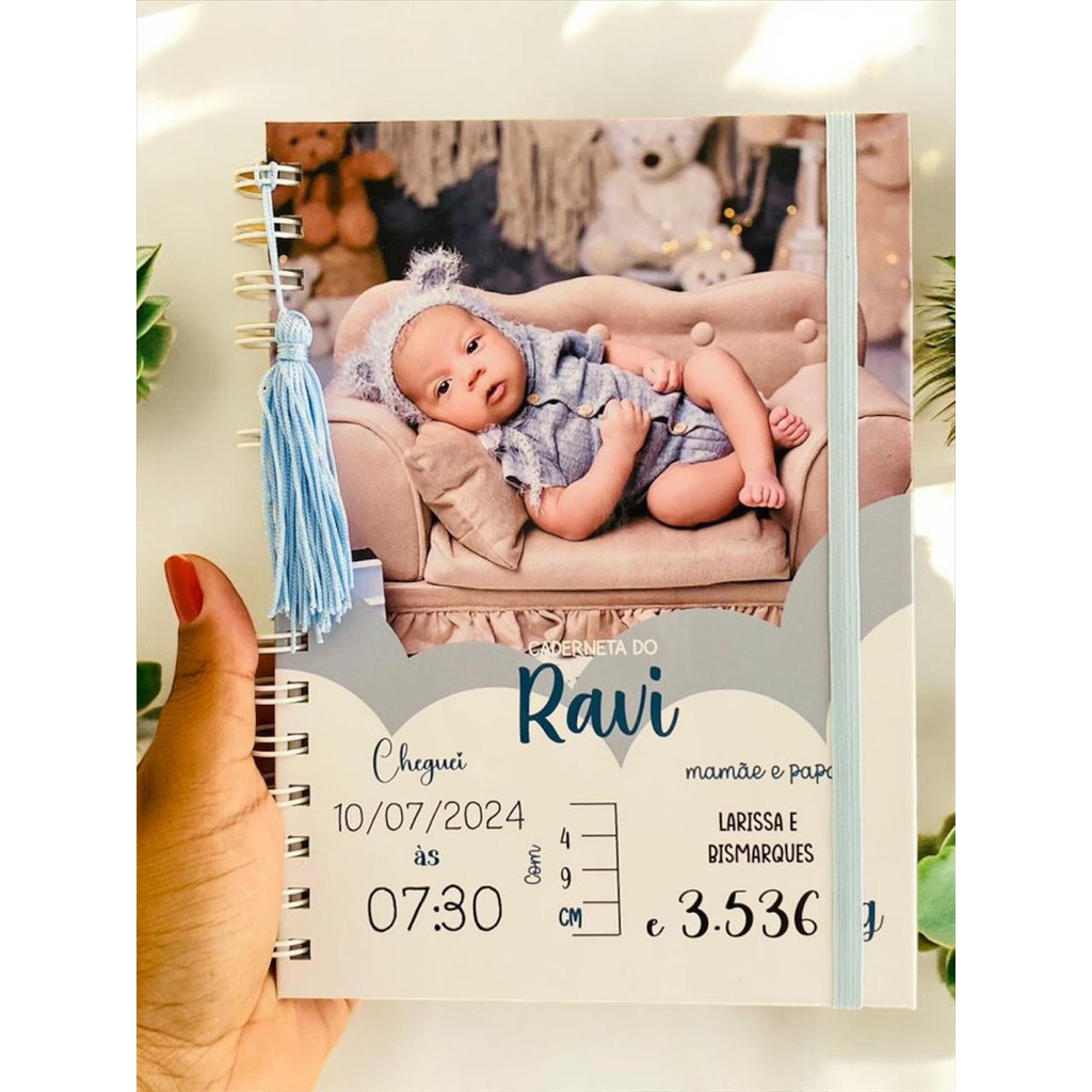 Caderneta de Vacinação Bebê com Foto Personalizada 2026 | Nome e Dados | Caderneta de Saúde SUS em Oferta na Shopee