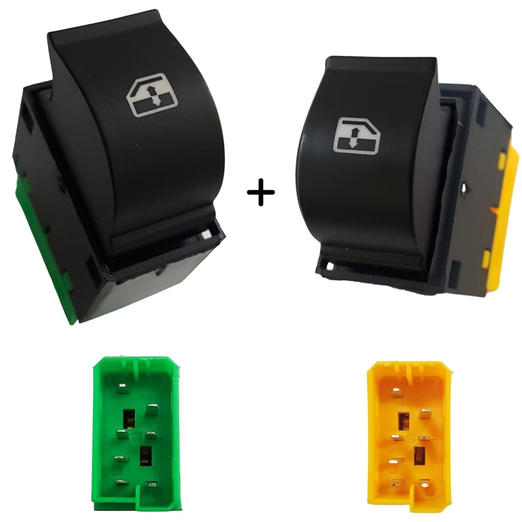 Par Interruptor Botão Vidro Elétrico para Iveco Stralis Tector Cursor Trakker