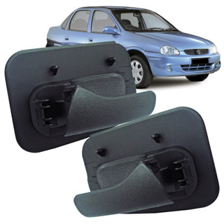 Par Maçaneta Interna Porta Traseira Corsa 1994 A 2001 Classic 2001 A 2009 em Oferta na Shopee