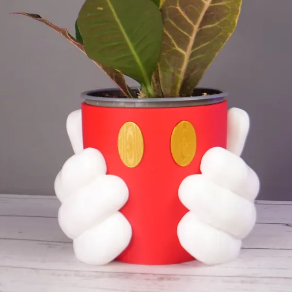 Vaso Vasinho de Plantas Geométricos Cachepot MIKEY Decorativos Para Mesa Rosa Arranjo Flores Suculentas Cachepot