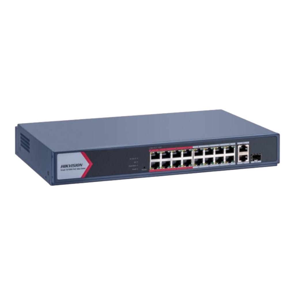 Switch POE Inteligente Rápido de 16 PortasDS-3E1318P-EI/M