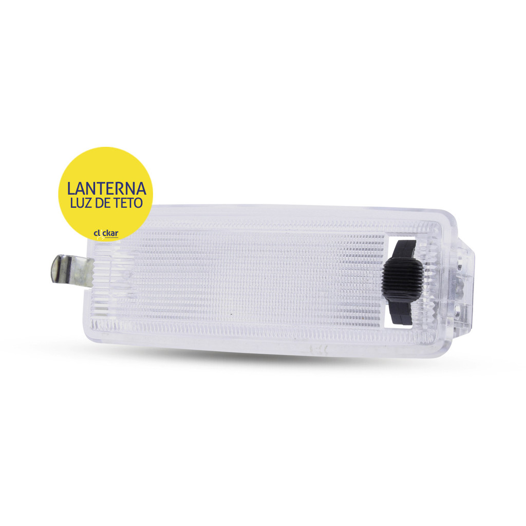 Lanterna Luz de Teto + Led Fusca 78 a 96 Gol após 1995 Kombi após 1986 Apollo Caminhões Ford Escort Verona