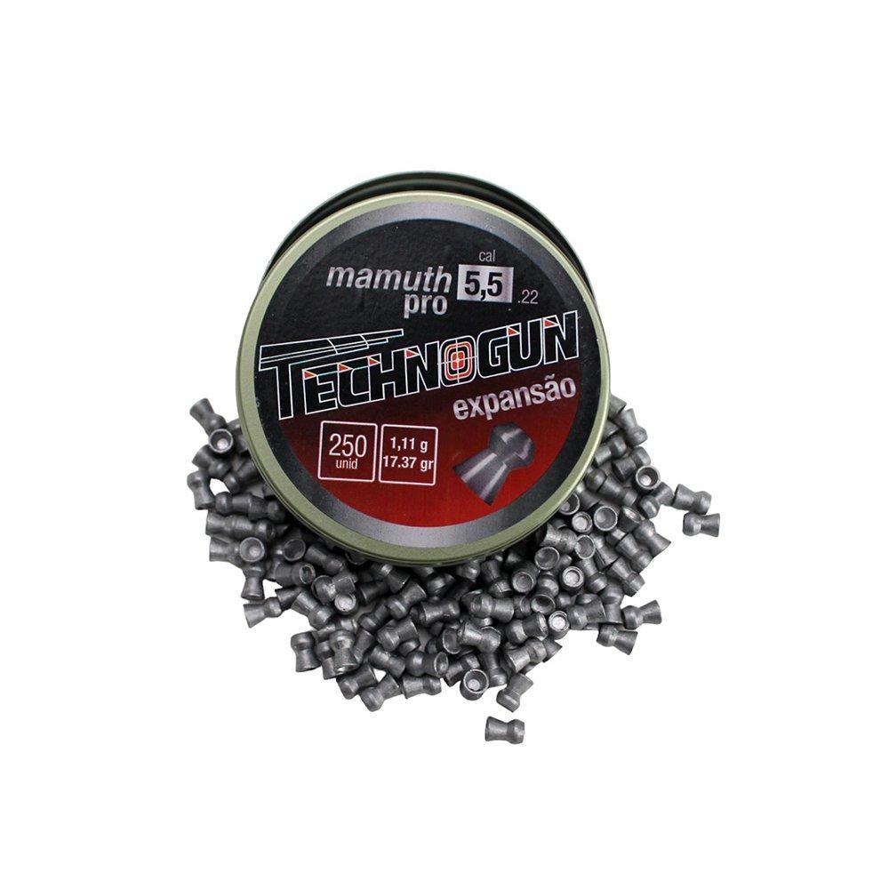 Chumbinho Mamuth Pró - Cal 5,5mm - Com 250 Unidades - em Oferta na Shopee