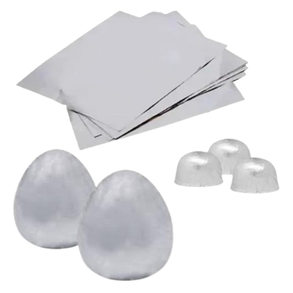 Embale 40 Folhas Papel Chumbo Resma  40x50cm  Prata em Oferta na Shopee