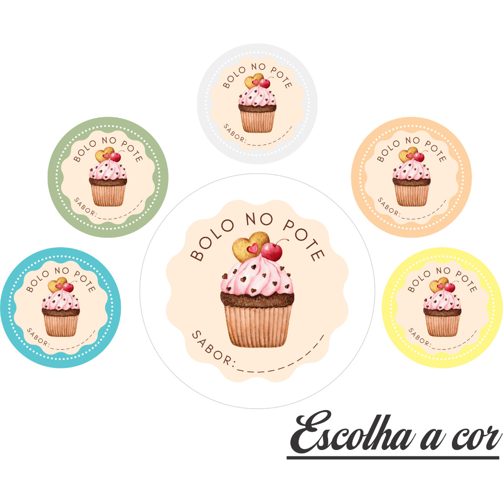 50 100 150 200 UNIDADES ADESIVO ETIQUETA TAG REDONDO 3,5 CM BOLO NO DE POTE 4 CLIENTE MODELO 5 A PROVA DE AGUA  AUTO ADESIVA UNIDADES PARA EMBAGENS CAIXAS SAQUINHO PAPEL TERMICO POTES E POTES DE GELADEIRA em Oferta na Shopee