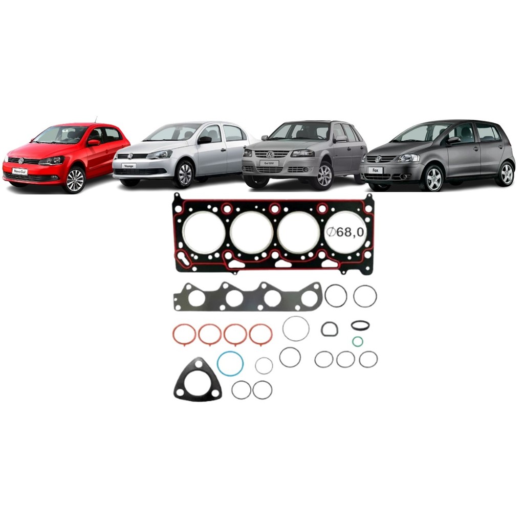 Jogo Juntas Superior Fox Gol Voyage 1.0 8v Ea111 Power - Spare Parts and Accessories for Vehicles