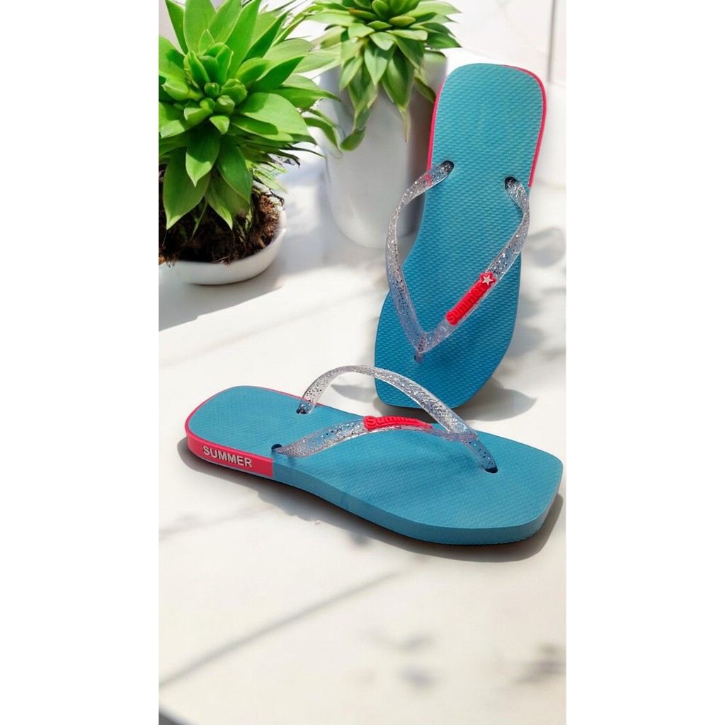 Sandália Chinelo Feminino Casual Glitter Macia Tendencia Verão 2026 Exclusiva
