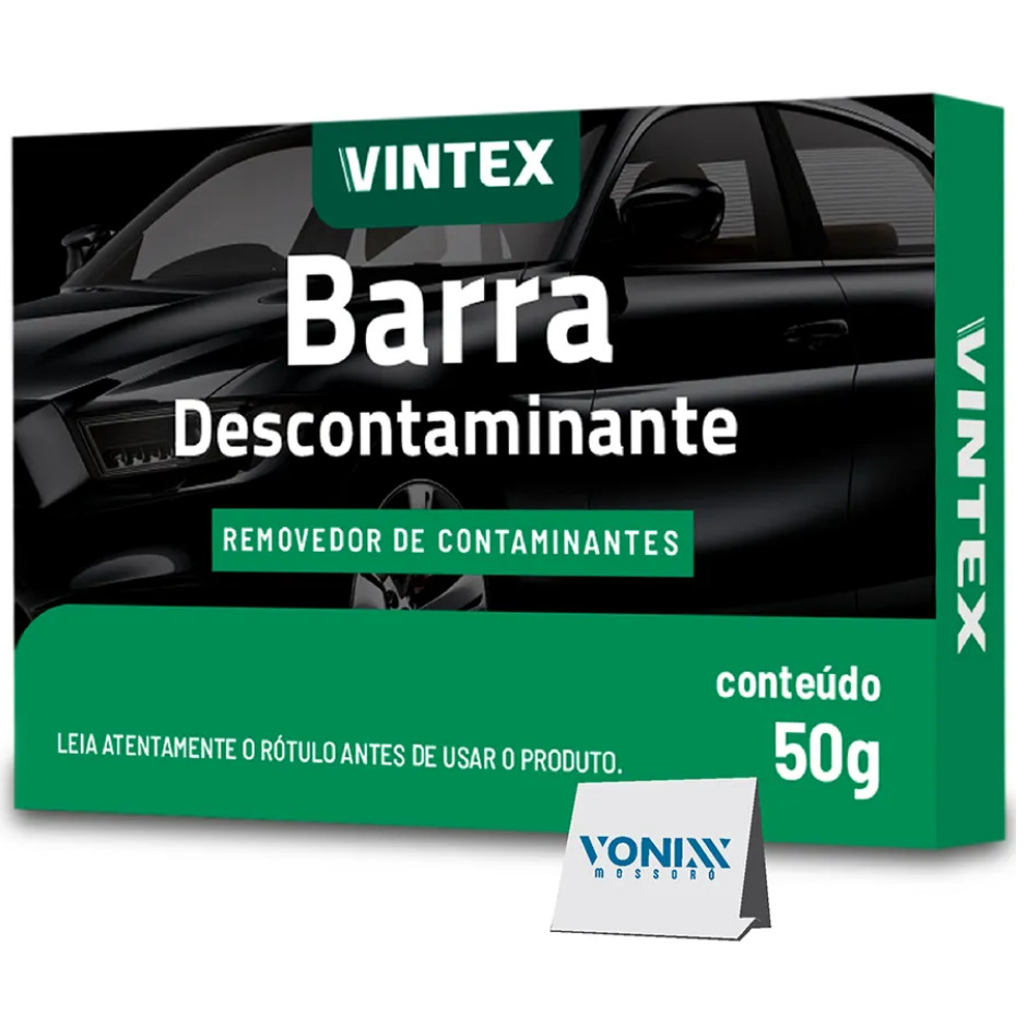 Clay Bar V-bar Massa Barra Descontaminante 50g Vintex