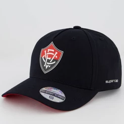 Boné Vitória Americano Preto e Vermelho